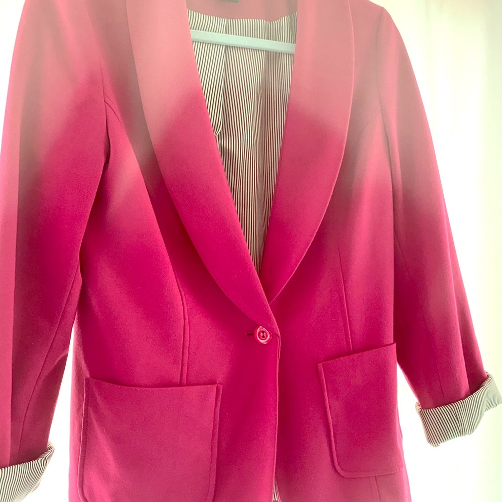 Fuchsia blazer by new Directions